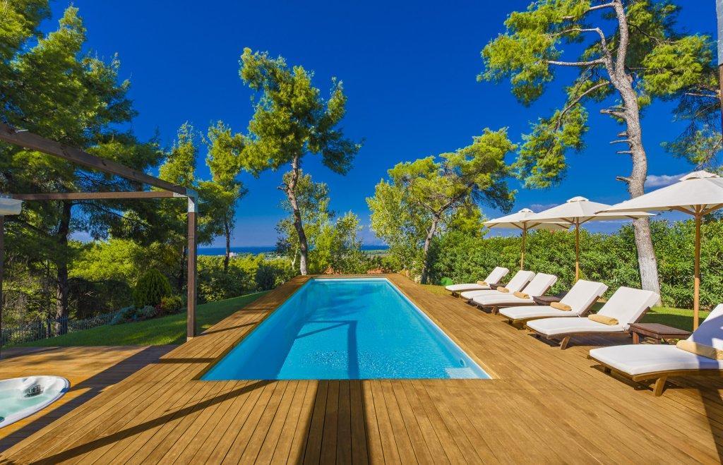 The White Villa At Sani Sani  Bagian luar foto