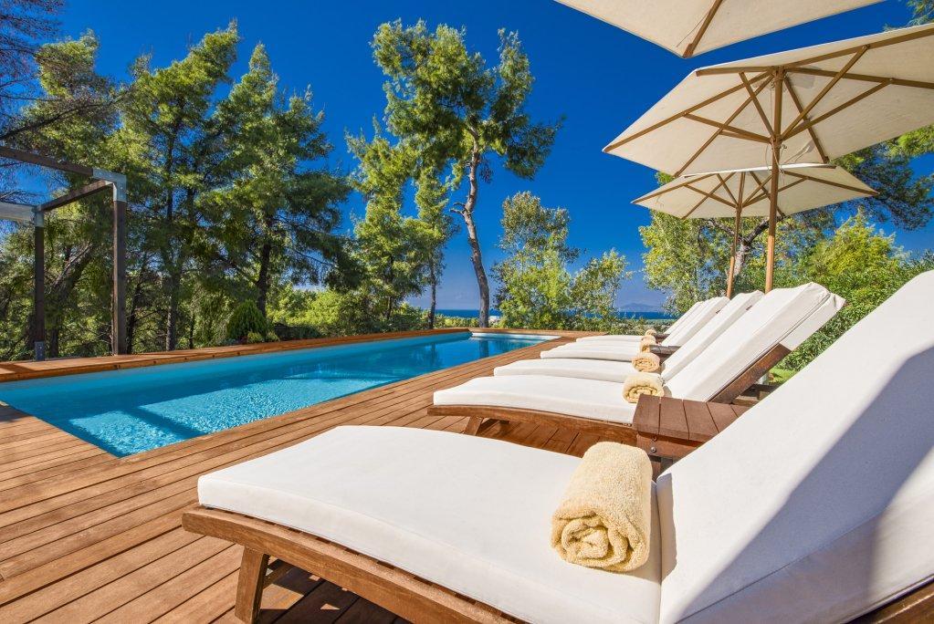 The White Villa At Sani Sani  Bagian luar foto