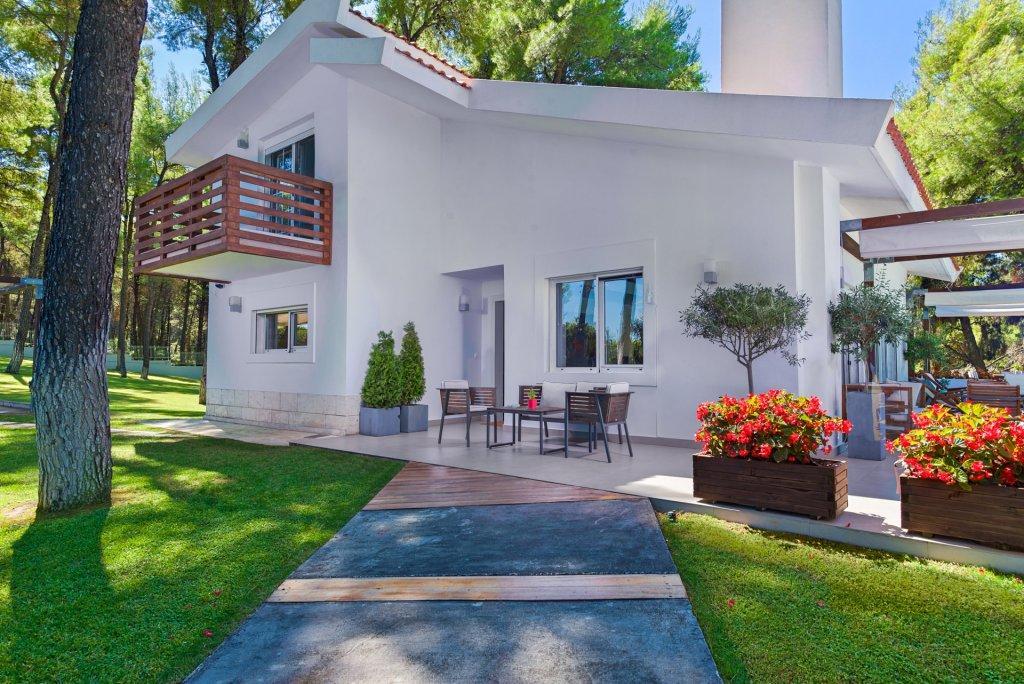 The White Villa At Sani Sani  Bagian luar foto