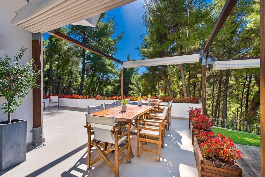 The White Villa At Sani Sani  Bagian luar foto