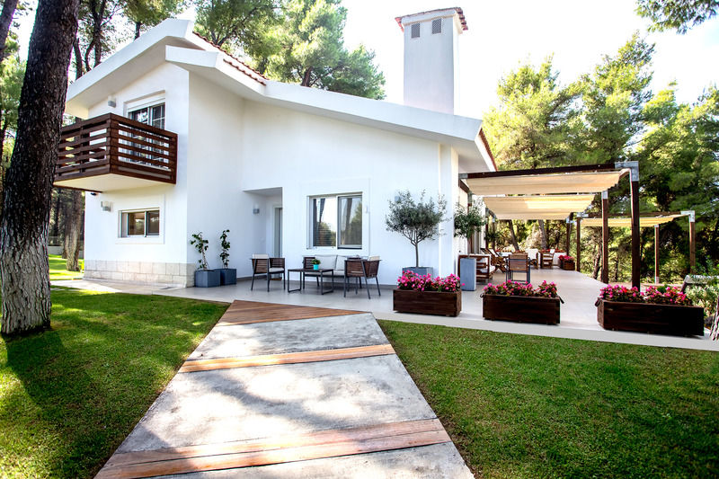 The White Villa At Sani Sani  Bagian luar foto